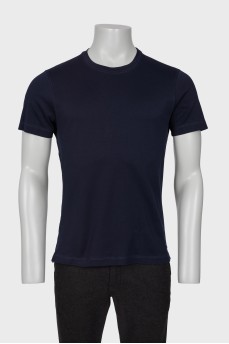 Men's dark blue T-shirt