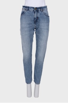 Light blue skinny jeans