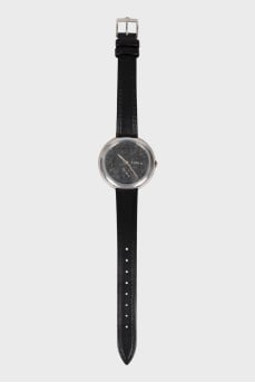 Black stainless steel watch