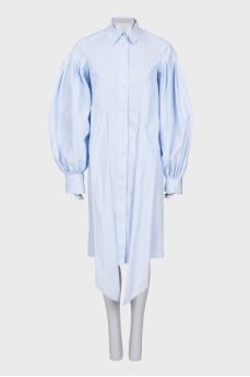 Light blue shirtdress