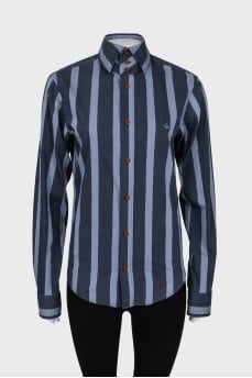 Gray striped shirt