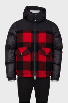 Men's combined down jacket