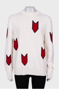 Loose-fit wool sweater