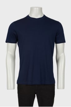 Men's dark blue T-shirt