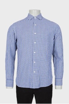Men's checkered shirt