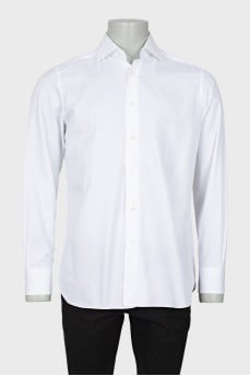 Men's white dress shirt