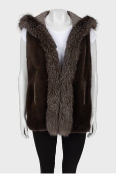 Knitted cashmere jacket