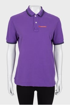 Polo T-shirt with brand logo