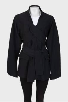 Cardigan with ties