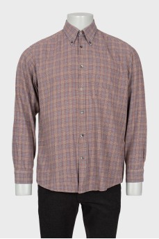 Men's checkered shirt