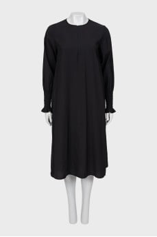 Black dress with zipper in front