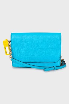 Blue mini crossbody bag