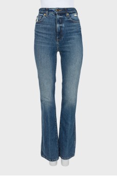 Light blue high waist jeans