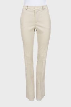 Classic white trousers