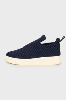 Textile sneakers with a pattern