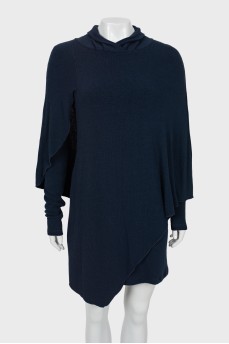 Dark blue dress with tag