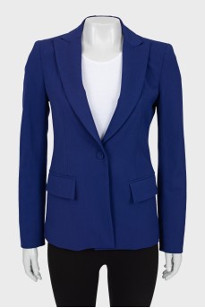 Blue fitted jacket