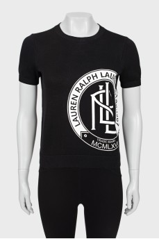 T-shirt with brand logo and tag