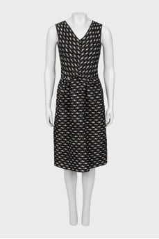 Woven sequin dress
