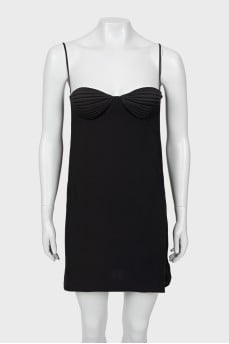 Mini dress with tag