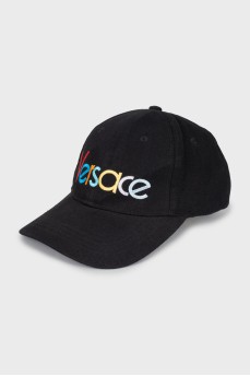 Cap with embroidered logo