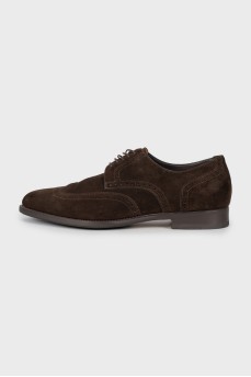 Men's dark brown brogues