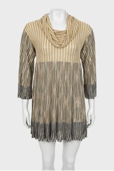A-line dress with frill