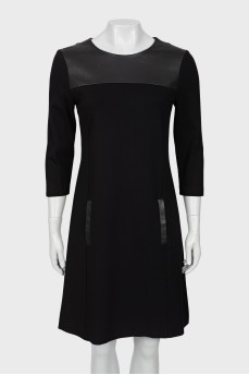 Black dress with pockets