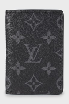 Men's cardholder with brand logo