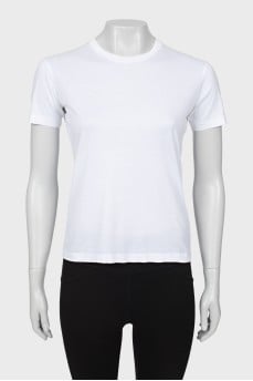 White straight fit T-shirt