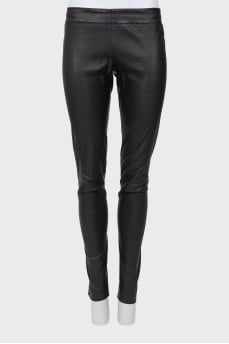 Black slim fit trousers