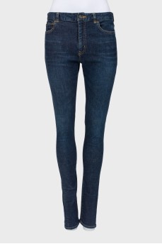 Navy skinny jeans