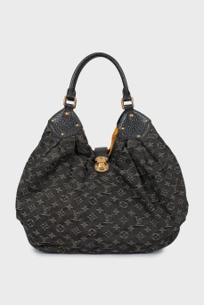 Textile hobo bag