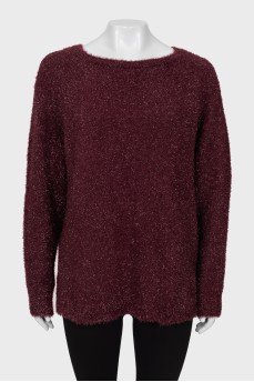 Shiny oversized sweater