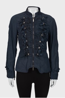 Decorated fitted jacket