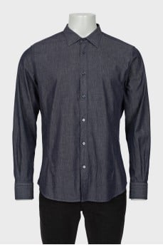 Men's dark blue shirt
