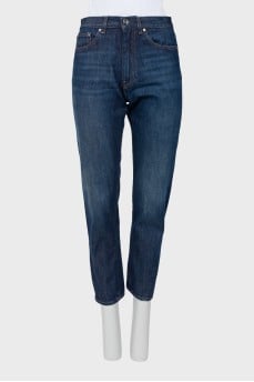 Dark blue mom fit jeans
