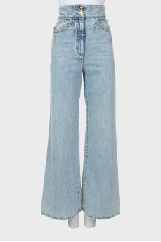 Light blue palazzo jeans