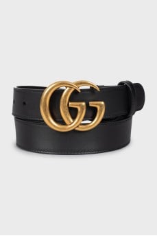Black GG Marmont belt