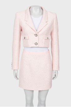 Tweed suit with sequins