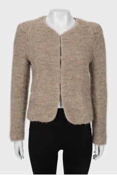 Jacket with long pile