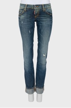 Ripped effect jeans