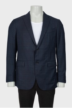 Men's blue jacket with buttons