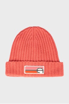 Knitted hat and scarf set