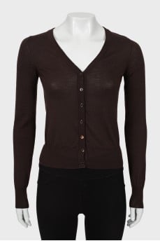Cashmere button down jumper