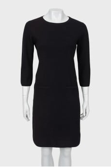 Knitted shift dress