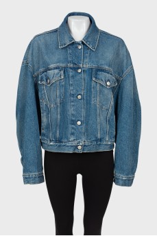 Oversized denim jacket