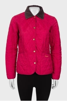 Pink quilted jacket