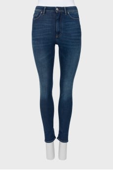 Navy skinny jeans