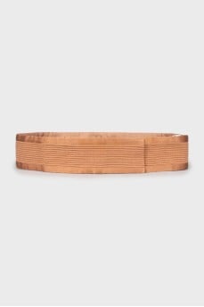 Silk belt with hooks